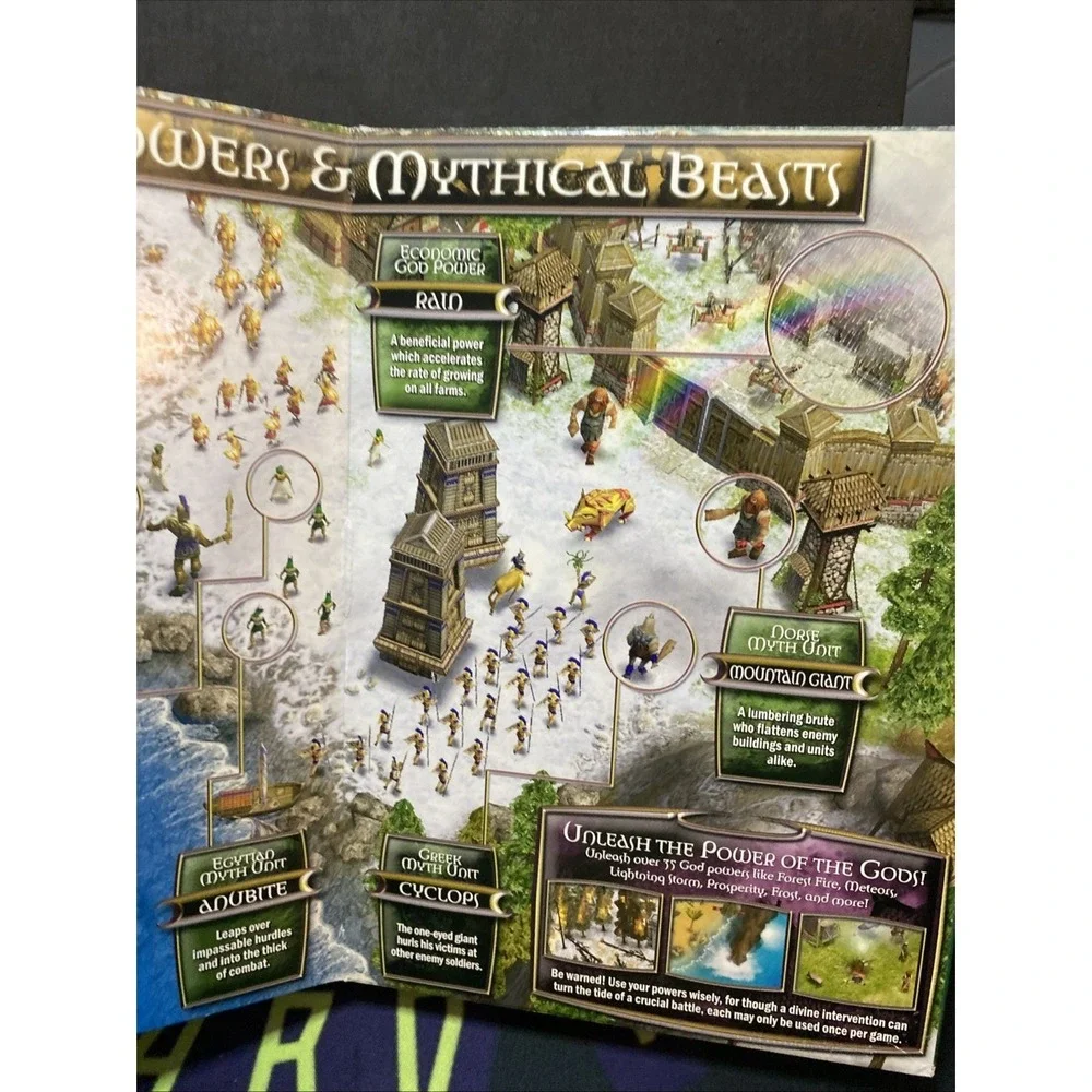 Age of Mythology (Apple, 2003) Rare Mac Universal Big Box Disc 1 Only